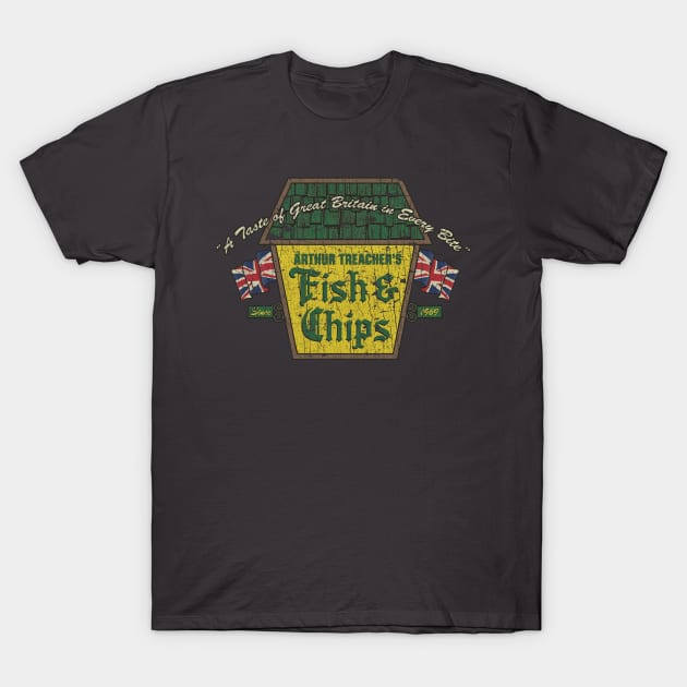 Arthur Treacher’s Fish & Chips 1969 T-Shirt by JCD666